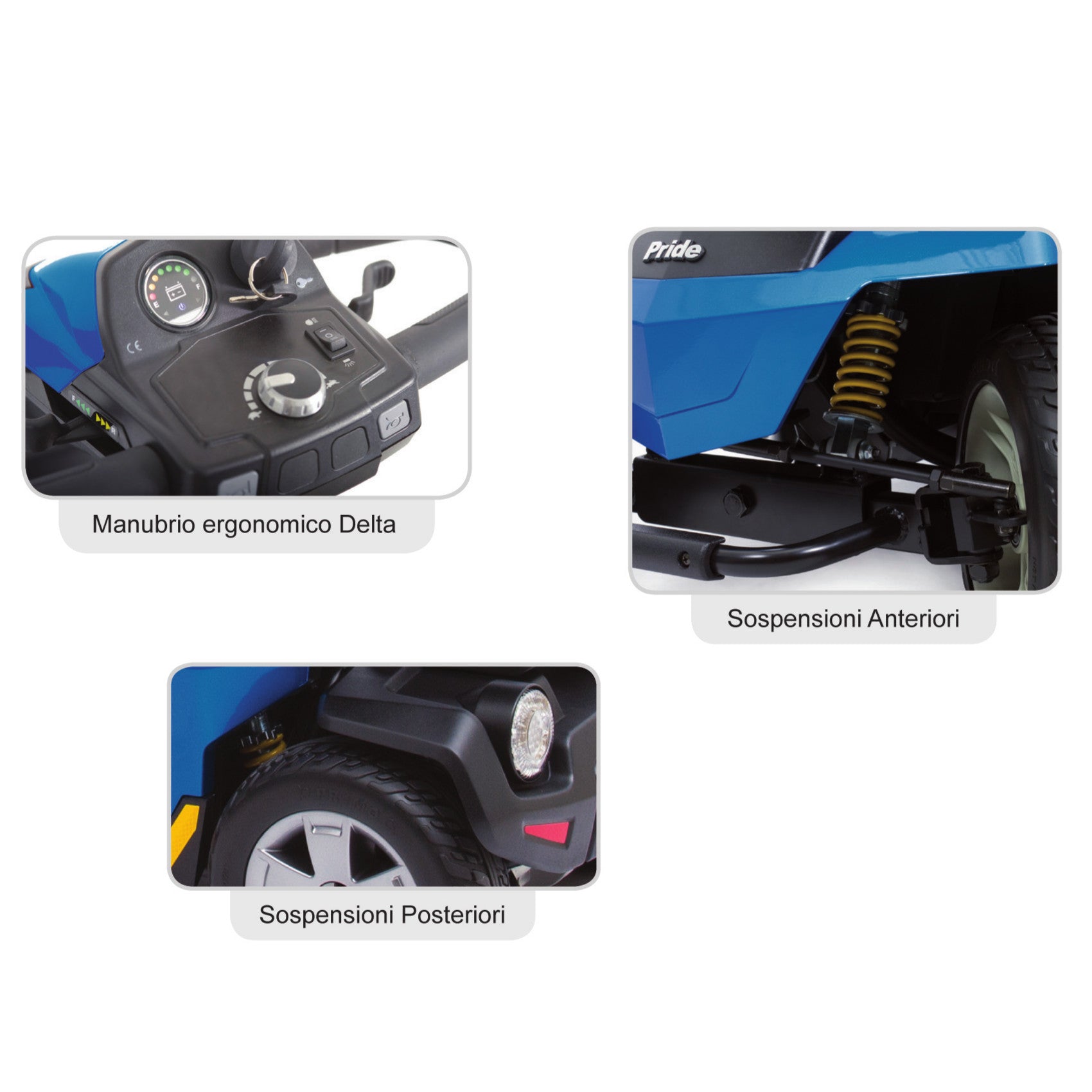 Scooter elettrico 4 ruote 10 LX