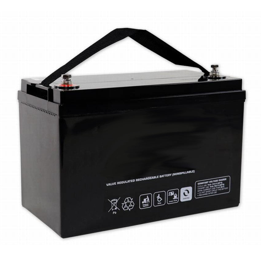 Batteria 12V 100Ah ciclica AGM deep cycle per Scooter elettrico