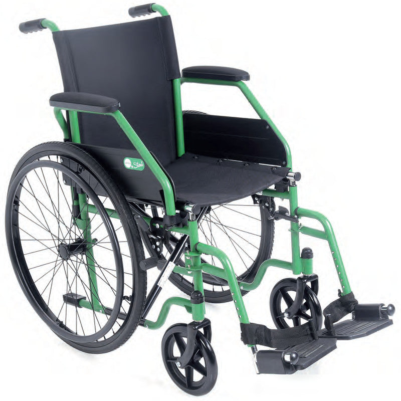 Carrozzina pieghevole ad autospinta in acciaio verniciato Start