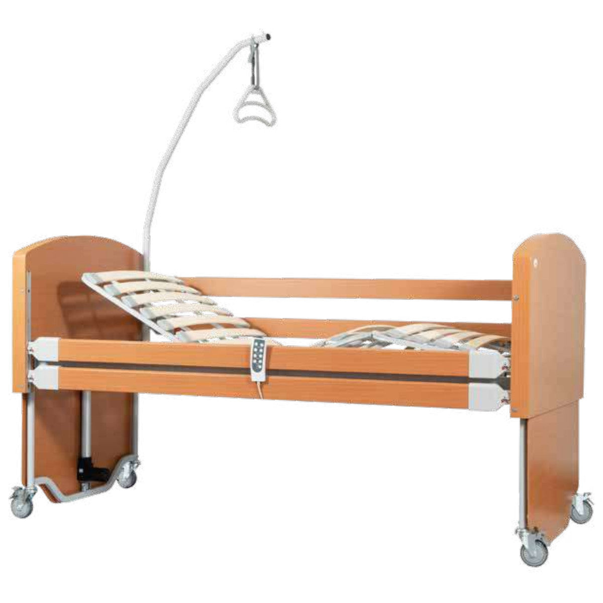Letto ospedaliero elettrico per casa ad altezza variabile REBECCA con Materasso