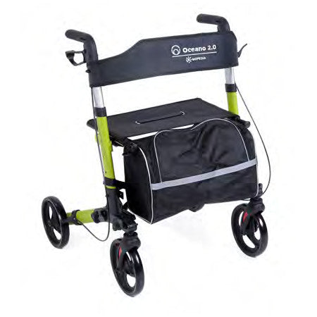Rollator pieghevole per anziani da viaggio in alluminio Oceano 2.0