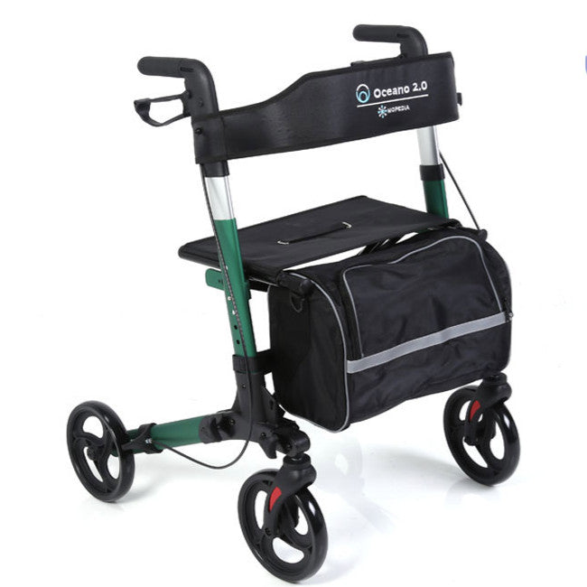 Rollator pieghevole per anziani da viaggio in alluminio Oceano 2.0