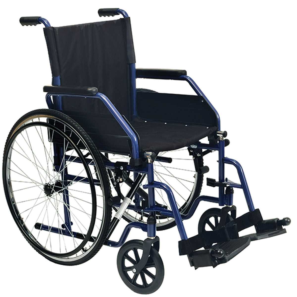 Carrozzina standard pieghevole ad autospinta in acciaio Easy Wheel