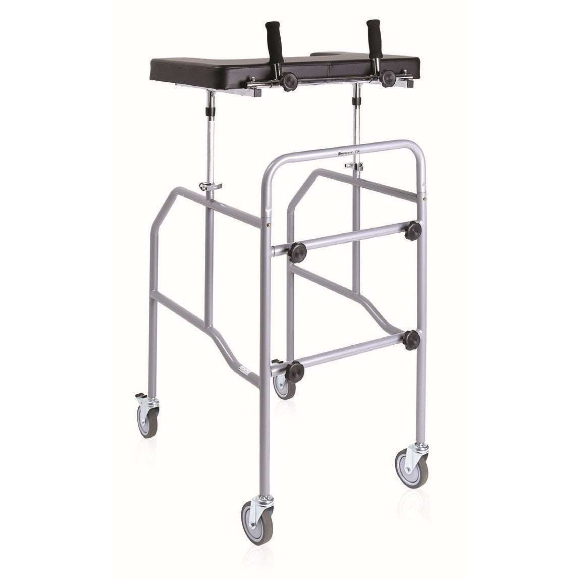 Deambulatore antibrachiale in acciaio smontabile con appoggio a tavolo Click