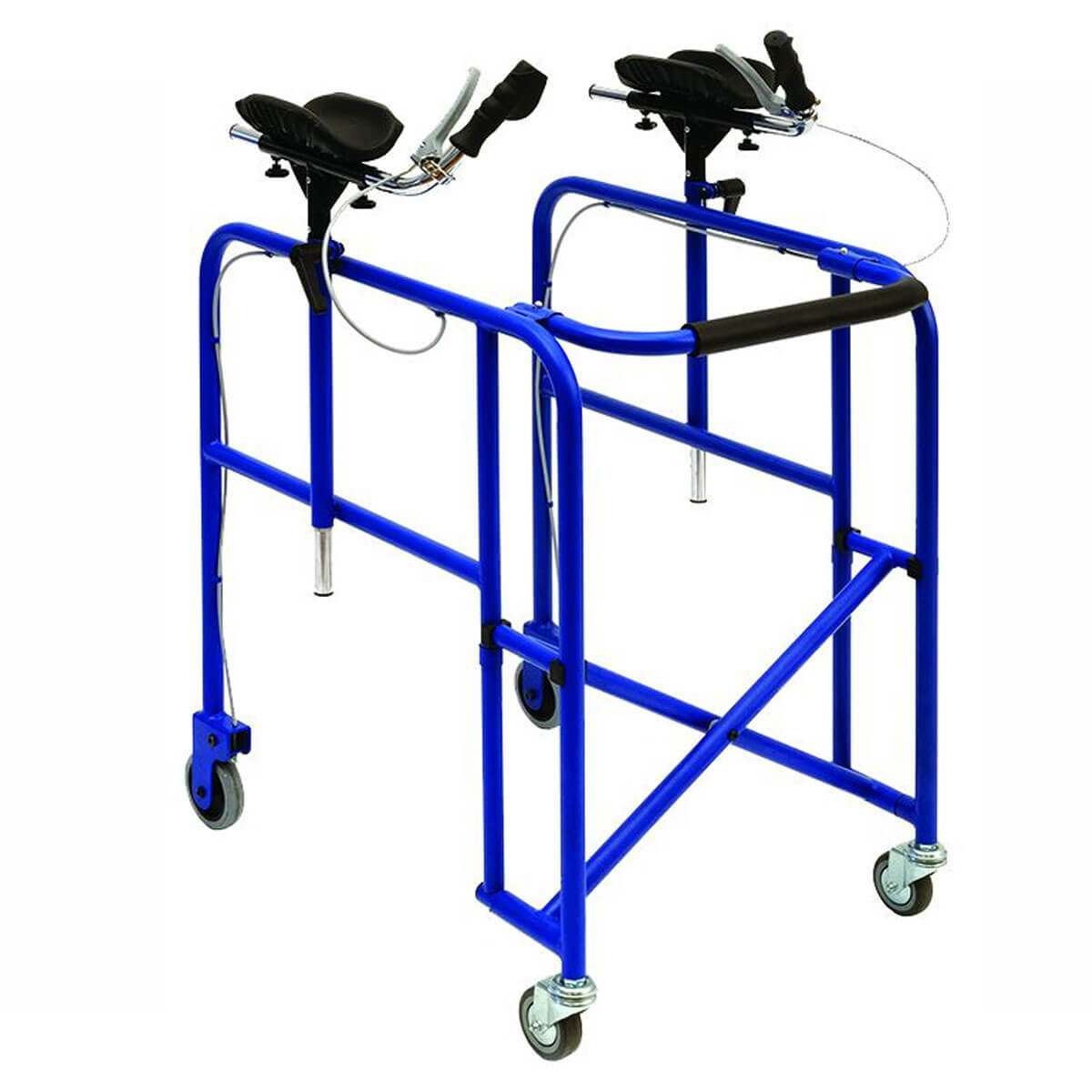 Deambulatore per uso interno con appoggi anti-brachiali