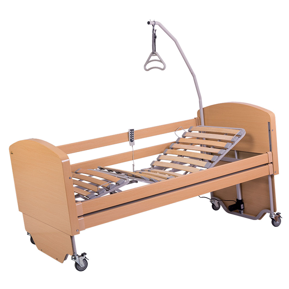 Letto ospedaliero elettrico per casa ad altezza variabile REBECCA con Materasso