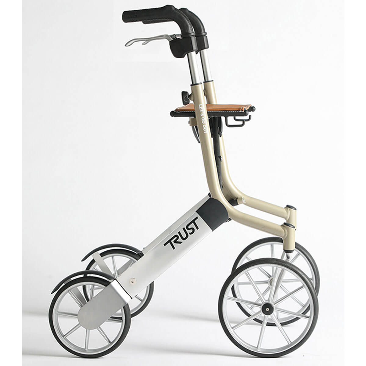 Rollator per esterni regolabile in altezza Let's Go Out