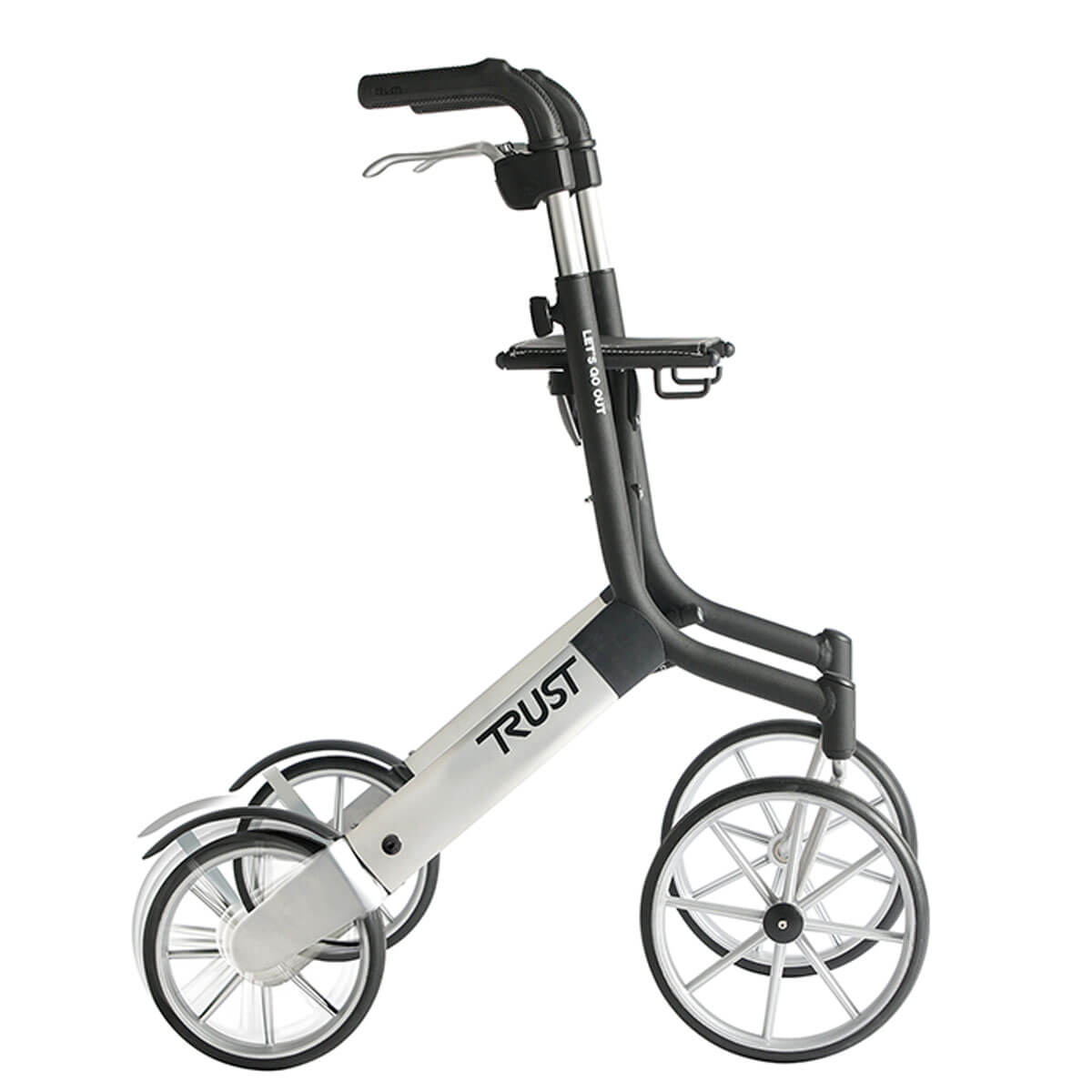 Rollator per esterni regolabile in altezza Let's Go Out