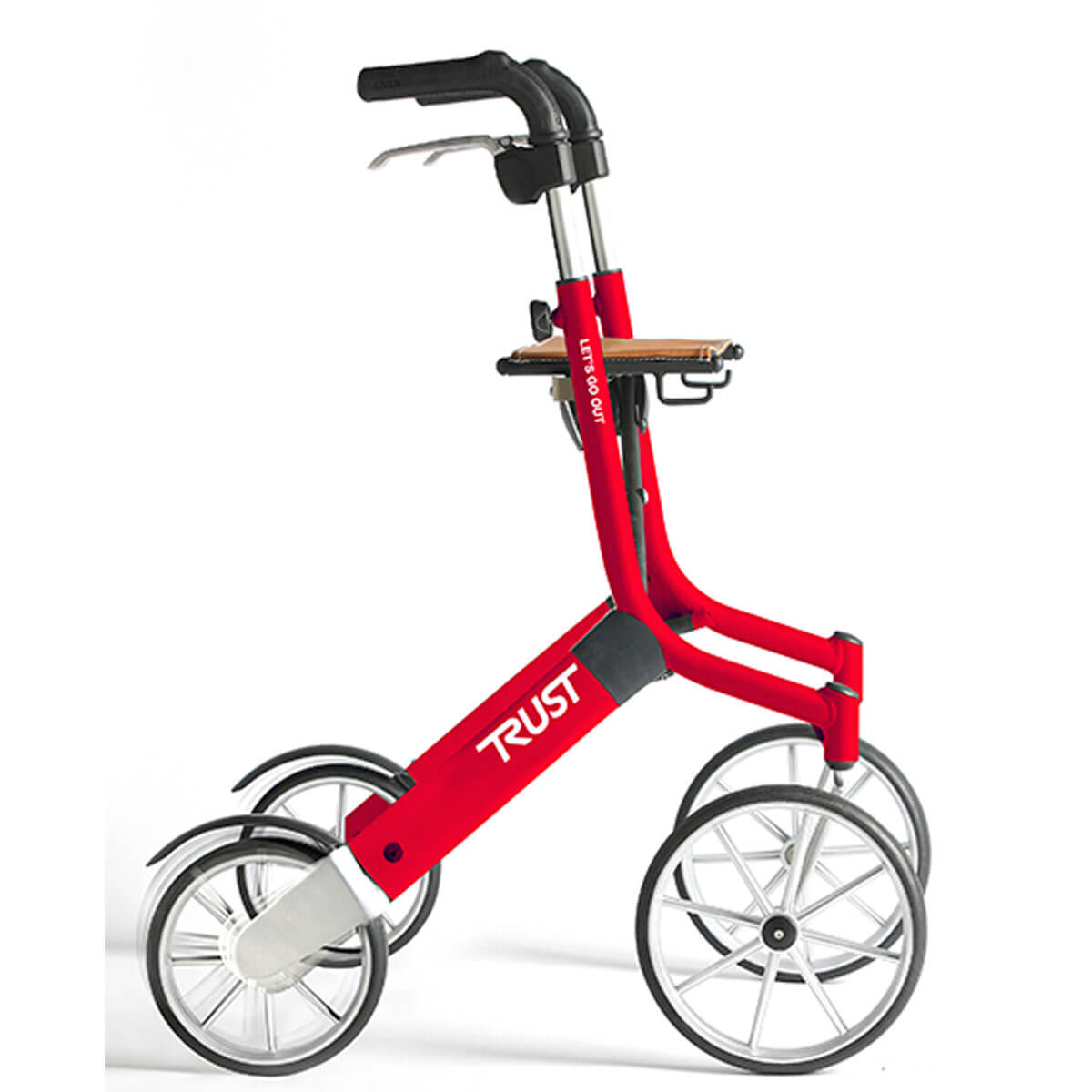 Rollator per esterni regolabile in altezza Let's Go Out