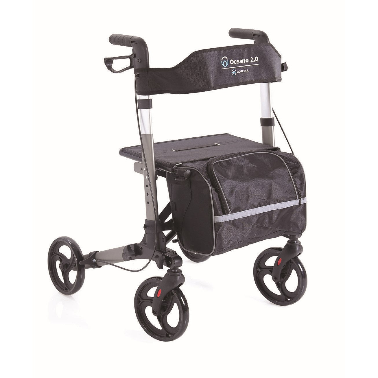 Rollator pieghevole per anziani da viaggio in alluminio Oceano 2.0