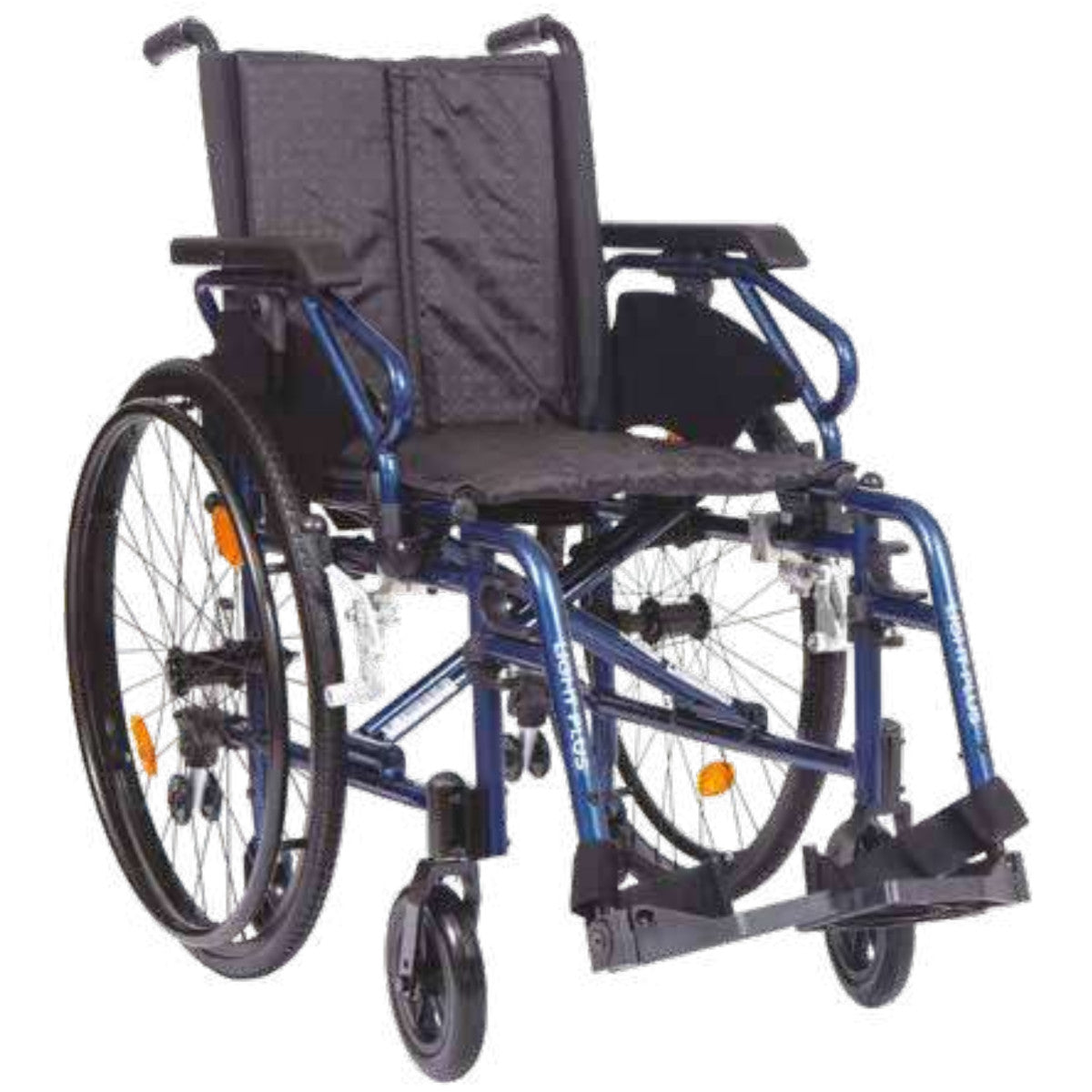 Carrozzina ad autospinta leggera in alluminio a doppia crociera Light Plus