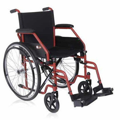 Carrozzina pieghevole ad autospinta in acciaio verniciato Start