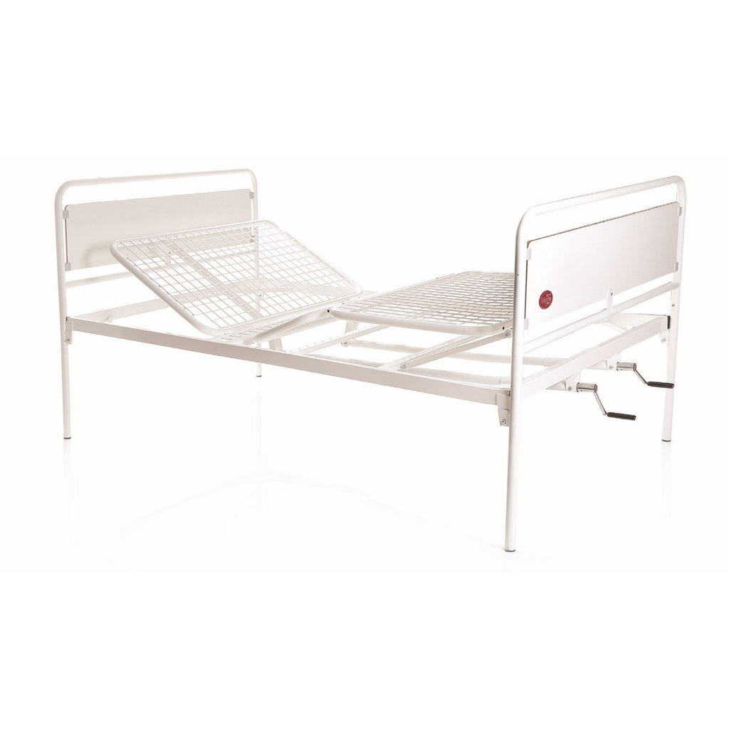 Letto degenza 3 snodi a 2 manovelle 120 cm TULIPANO